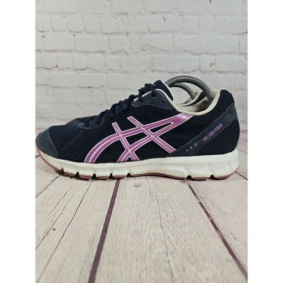 Asics Rush 33 Athletic Running Shoes Women's Size 10 Navy/ Lavender - Picture 1 of 8